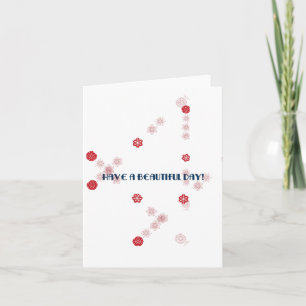 Carte Passez une belle journée, en pensant à vous