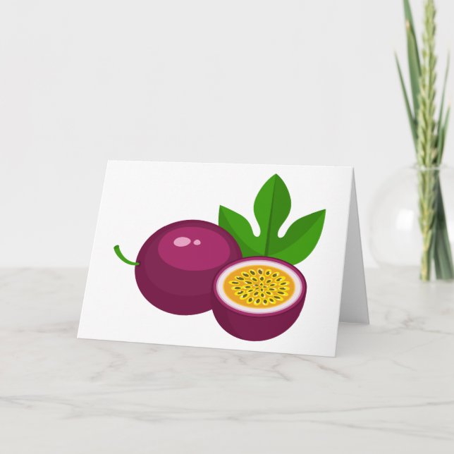 Carte Passion fruit  (Devant)