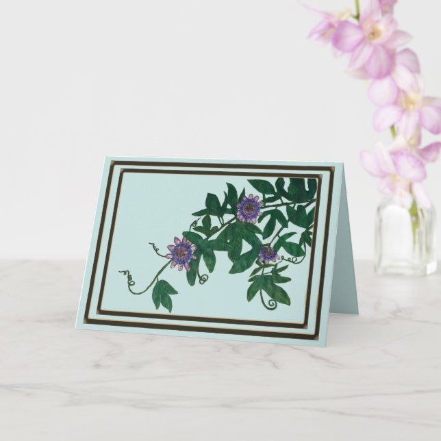 Carte Passionflower Vine Card (Orchidée)