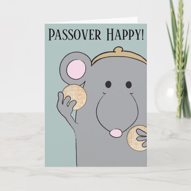 Carte Passover Greeting Card "Matzah, Matzah" (Devant)
