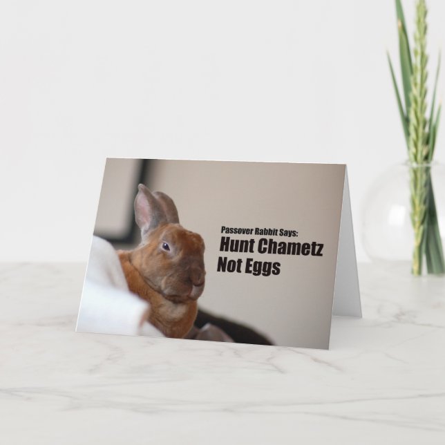 Carte Passover Rabbit Says : (Devant)