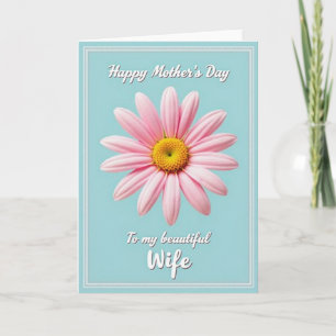 Carte pastel de fête des mères en fleurs