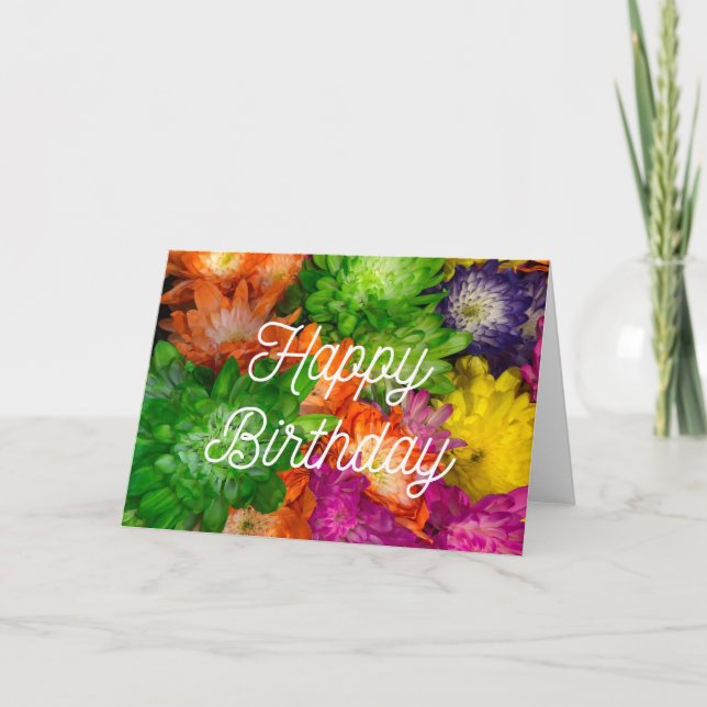 Carte Pastel Floral Joyeux Jeudi (Devant)