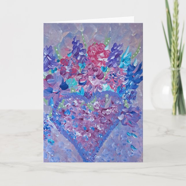 Carte Pastel Heart Note (Devant)