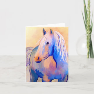 Carte Pastel Horse