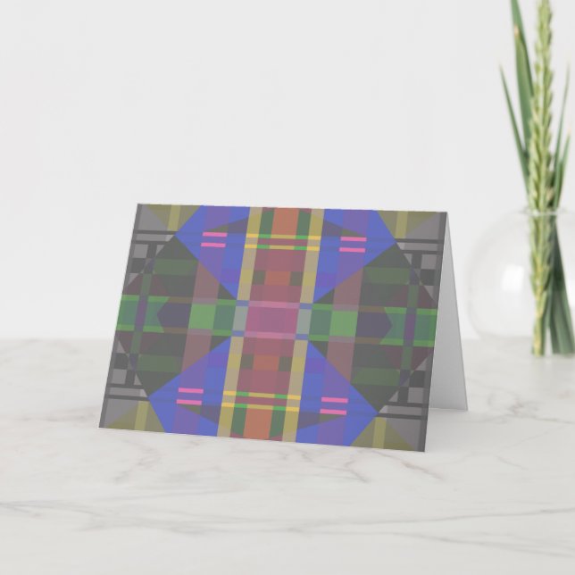Carte Pastel rainbow Colorful Geometric (Devant)