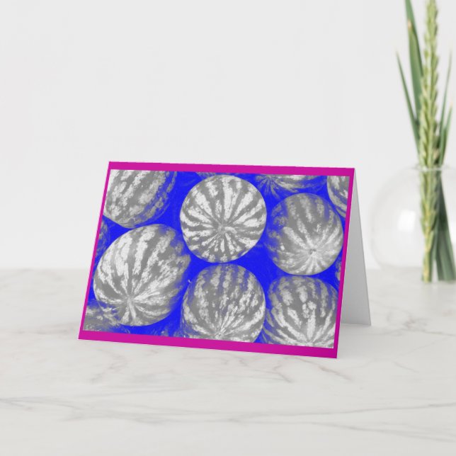 Carte "pastèques" (Devant)