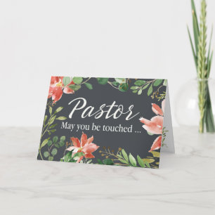 Carte Pastor Obtenez bien Végétation et Cadre Floral