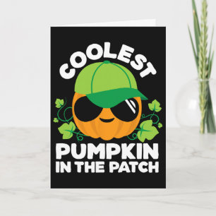 Carte Patch de citrouilles pour enfants Garçons ou fille