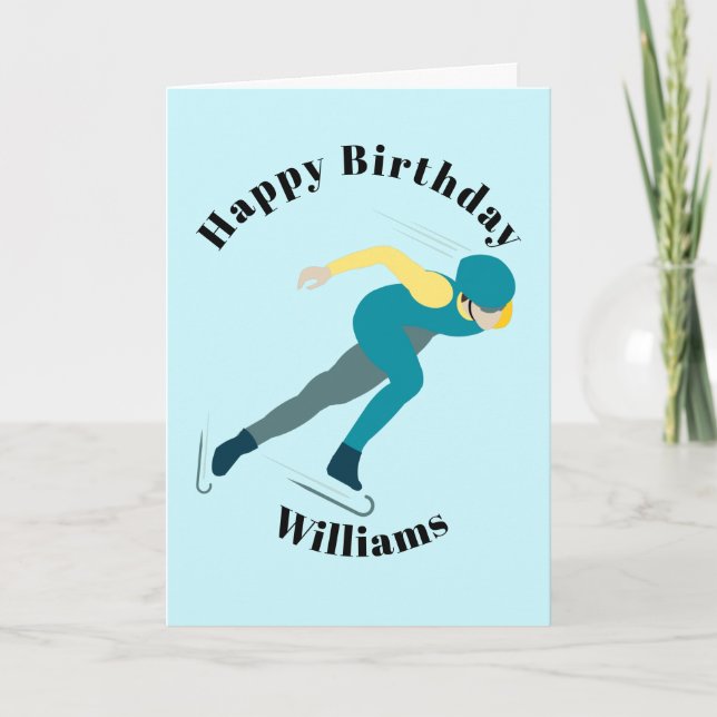 Carte Patinage de vitesse (Devant)