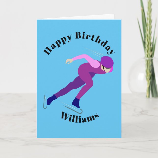 Carte Patinage de vitesse (Devant)