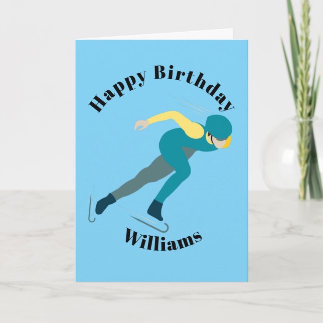 Carte Patinage de vitesse (Devant)