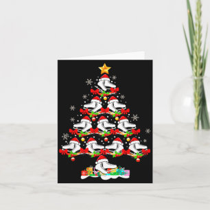 Carte Patinage sur glace hiver Srts amoureux Noël famill