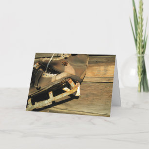 Carte Patinage vintage