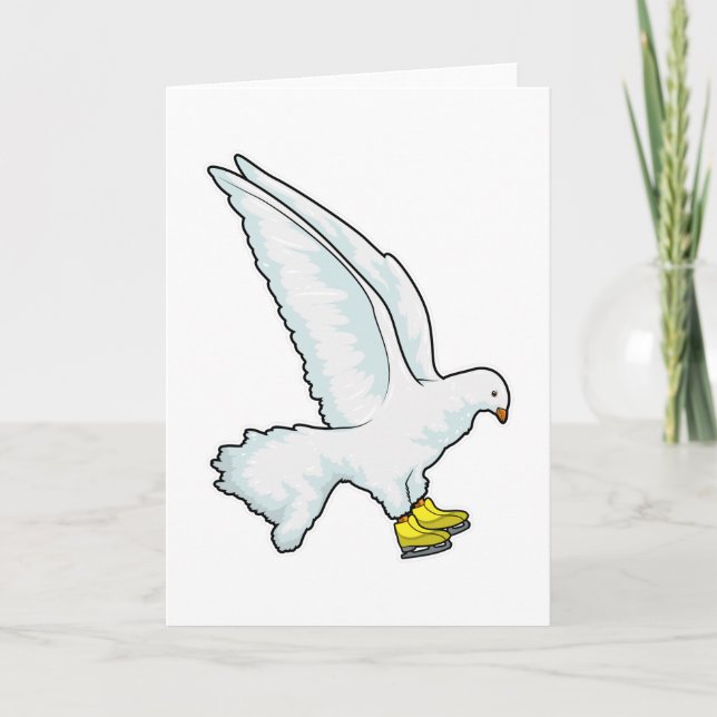 Carte Patineur sur glace Patinage artistique Patins (Devant)