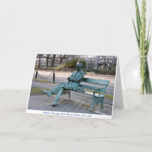 Carte Patrick Kavenagh Poète irlandais, Lifesize Sculptu