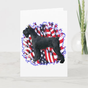 Carte Patriote géant Schnauzer
