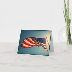 Carte Patriotique American Flag