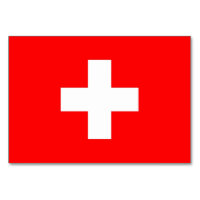 Carte patriotique avec Drapeau de Suisse
