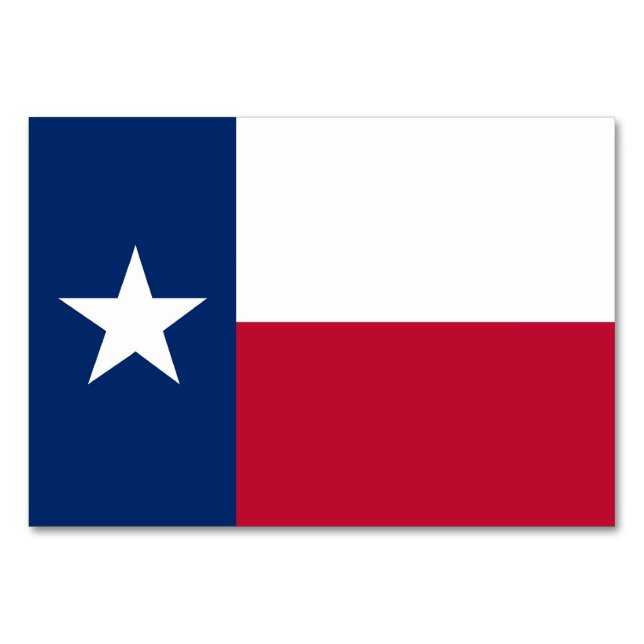 Carte patriotique avec Drapeau du Texas (Dos)