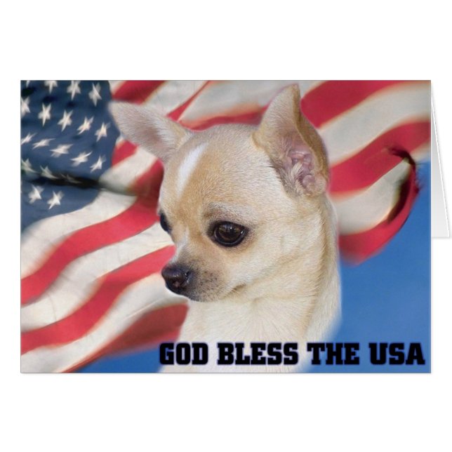 Carte patriotique Chihuahua (Devant horizontal)