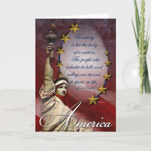 Carte Patriotique Liberty America