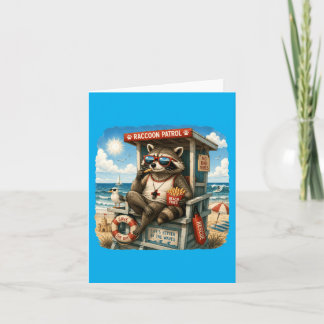 Carte Patrouille de ratons laveurs Frites de plage Humou