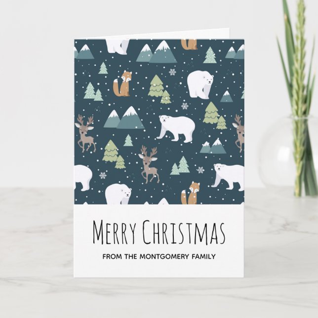 Carte Patterns de Cute Christma (Devant)