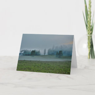 Carte Pâturage de Dieu, Forêt de Misty et paysage de nat