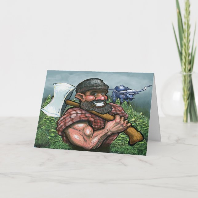 Carte Paul Bunyan (Devant)