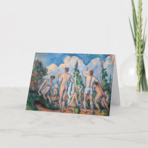 Carte Paul Cezanne - Baigneurs