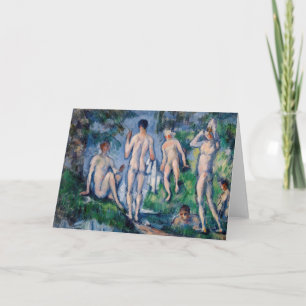 Carte Paul Cezanne - Groupe de Baigneurs