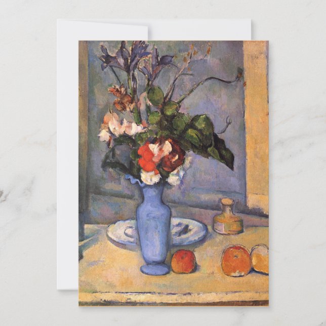 Carte Paul Cezanne - Le Vase Bleu (Devant)