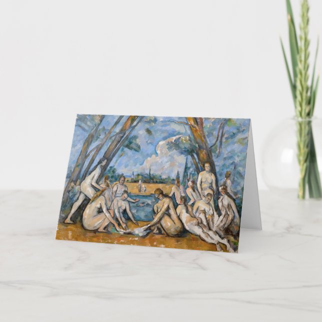 Carte Paul Cezanne - Les Grandes Baigneuses (Devant)