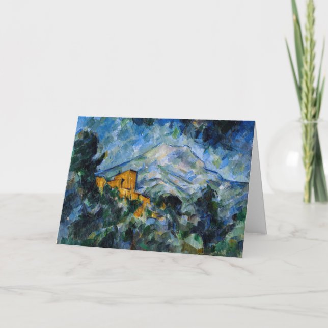 Carte Paul Cezanne - Mont Saint-Victoire & Château Noir (Devant)