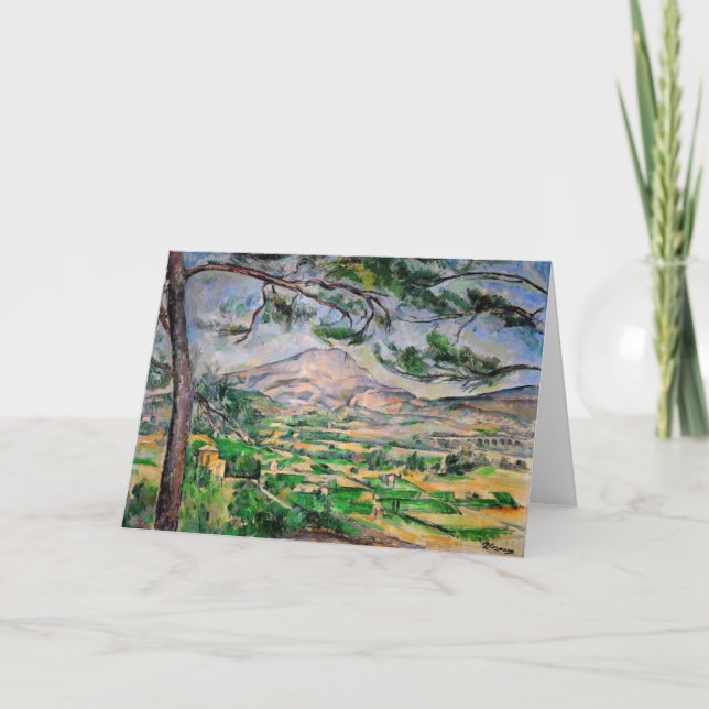 Carte Paul Cezanne - Mont Sainte-Victoire et Grand Pin (Devant)
