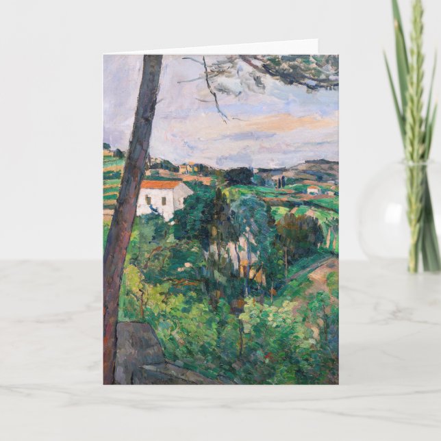 Carte Paul Cezanne - Pin à L'Estaque (Devant)