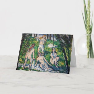 Carte Paul Cezanne - Quatre Baignades