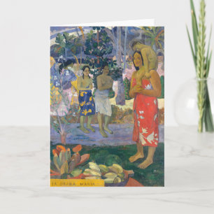 Carte Paul Gauguin - Je vous salue Marie / Ia Orana Mari