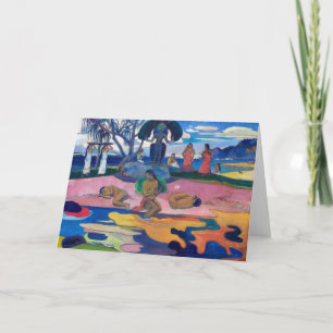 Carte Paul Gauguin - Jour de la déesse / Mahana no atua