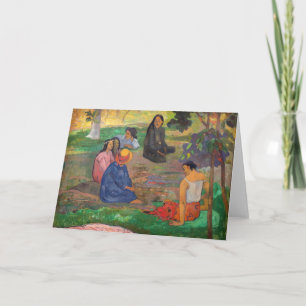 Carte Paul Gauguin - La Conversation / Les Parau Parau
