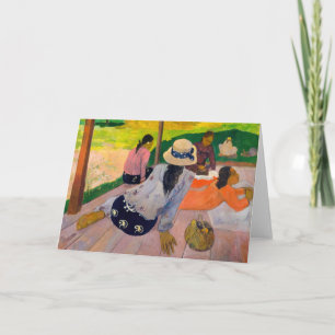 Carte Paul Gauguin - La Sieste