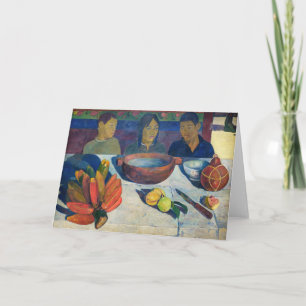 Carte Paul Gauguin - Le Repas / Bananes