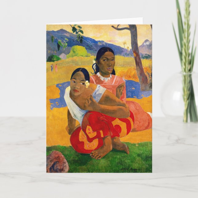 Carte Paul Gauguin - Quand te maries-tu ? (Devant)