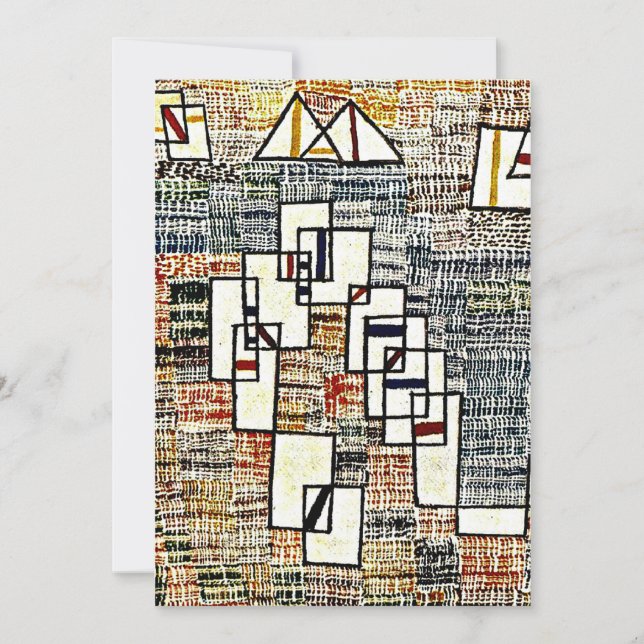 Carte Paul Klee art - Côte de Provence (Devant)