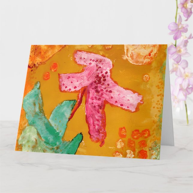 Carte Paul Klee - Blute (Orchidée)