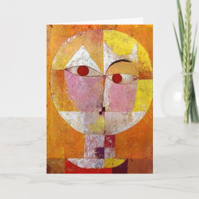 Carte Paul Klee Senecio Peinture (Devant)