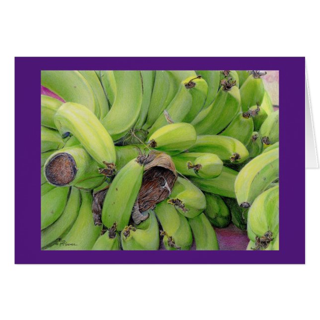 Carte Paul McGehee "Bananes" (Devant Horizontal)