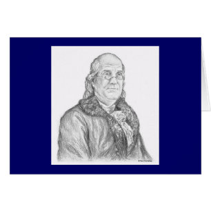 Carte Paul McGehee "Benjamin Franklin"