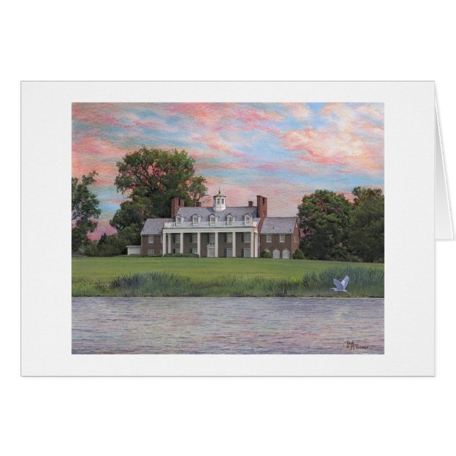 Carte Paul McGehee "Bushfield Sunset" (Devant Horizontal)